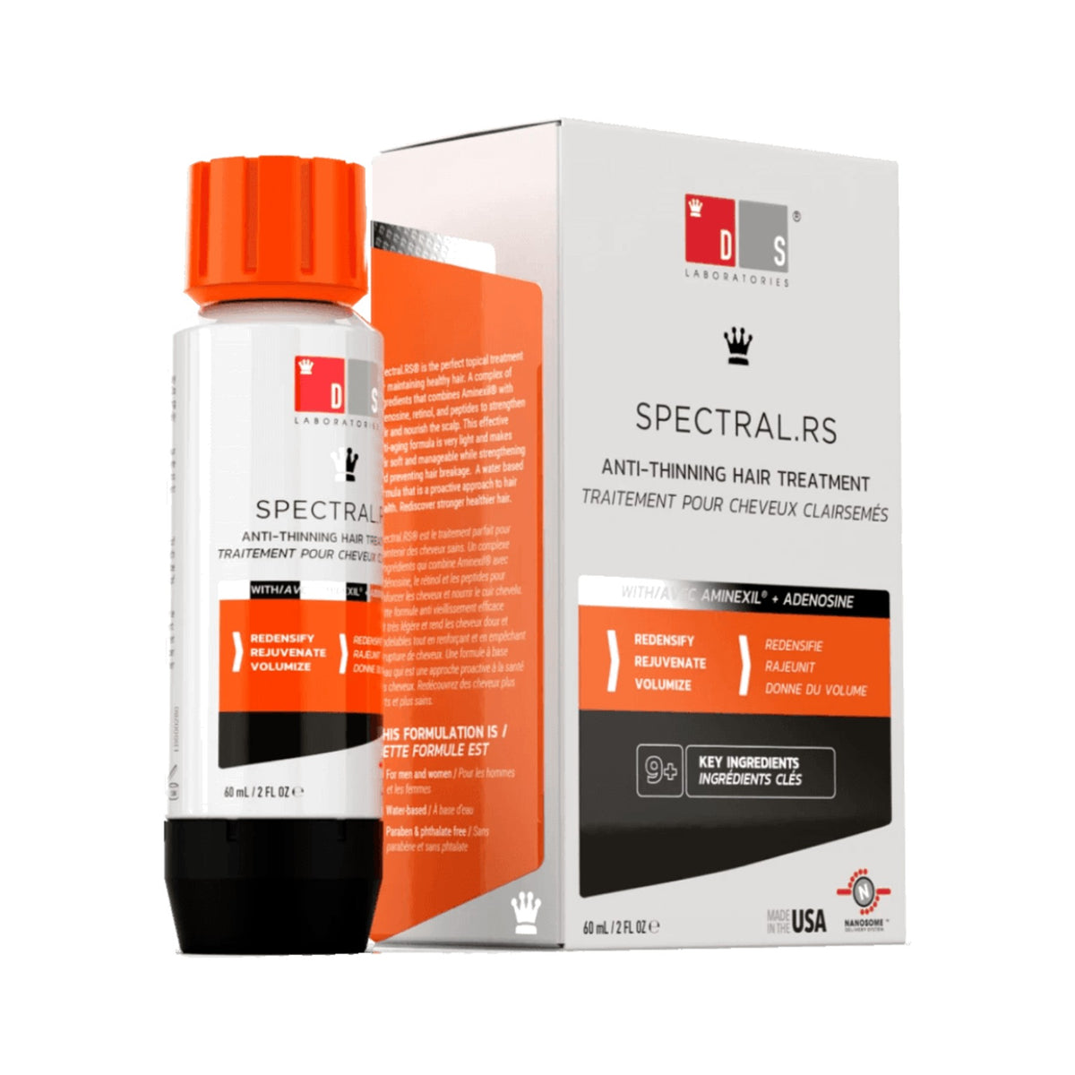 DS Laboratories Spectral RS Aminexil-Haarserum â Wirkstoff-Pflege gegen nicht erblich bedingten Haarausfall