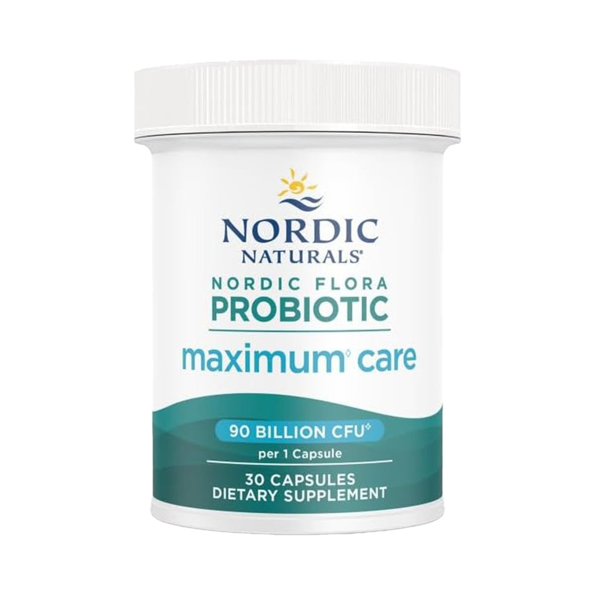 Nordic Naturals Flora Probiotic Maximum – 11 Stämme, 90 Mrd. KBE & FOS – 30 Kapseln