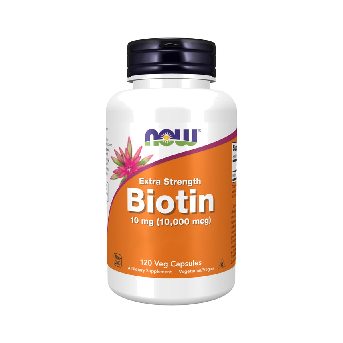 Biotin 10 mg (10.000 mcg) Extra Strong NOW Foods