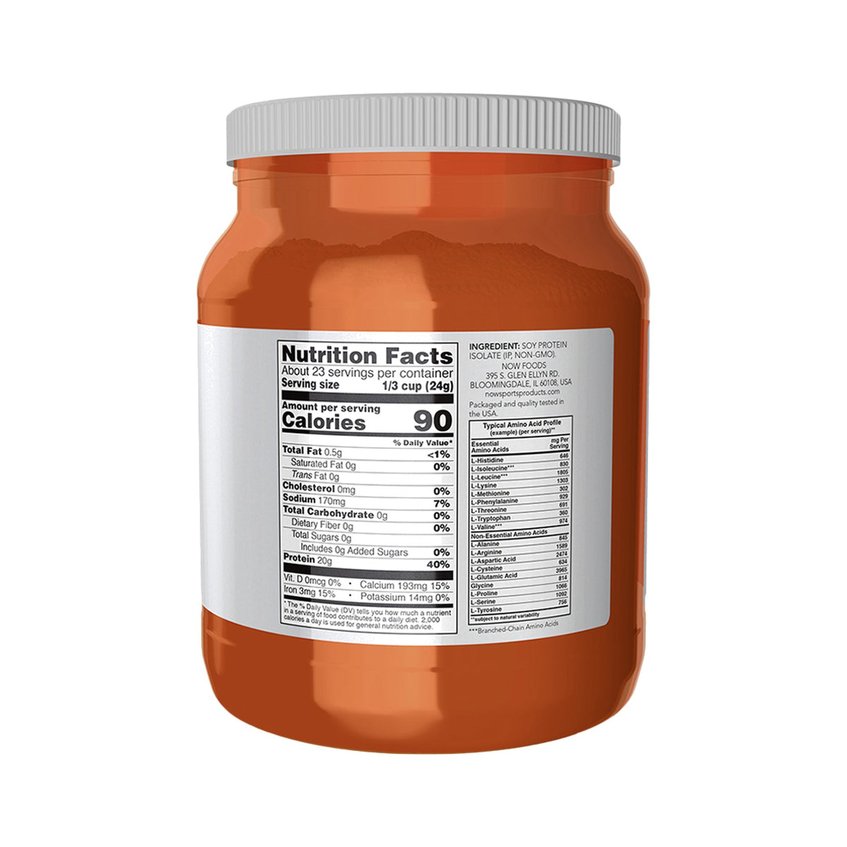 NOW Foods Soy Protein Isolate Pulver