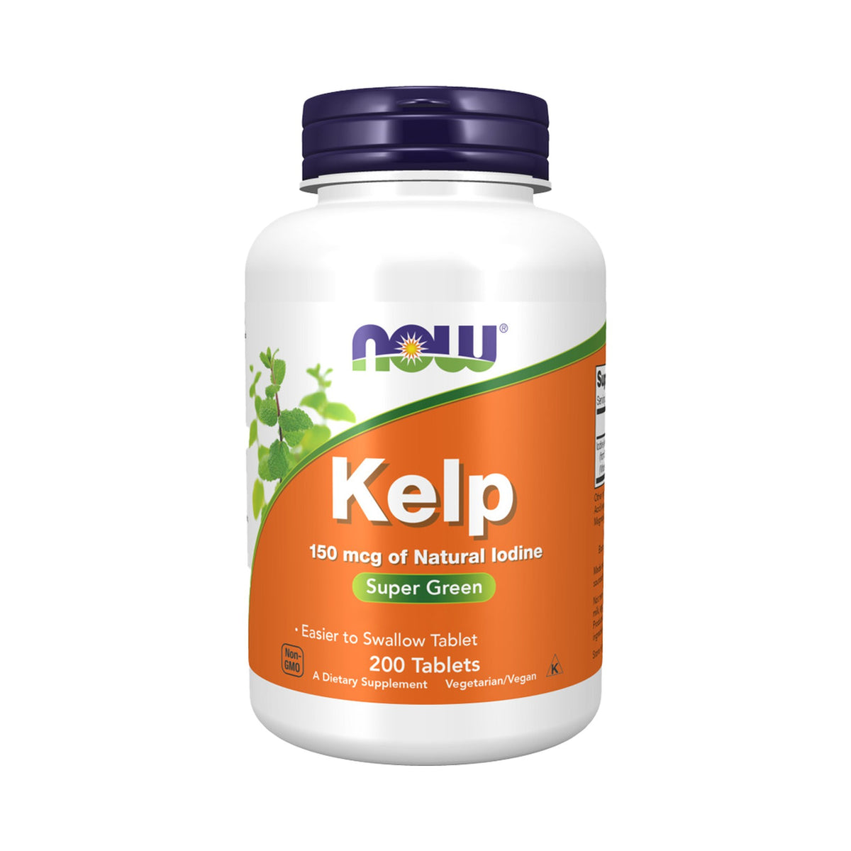 NOW Foods Kelp 150 mcg – Jod aus Bio-Kelp – 200 Tabletten