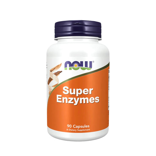 NOW Foods Super Enzymes Kapseln als hochwertiger Verdauungsenzyme Komplex mit Pancreatin, Bromelain und Papain