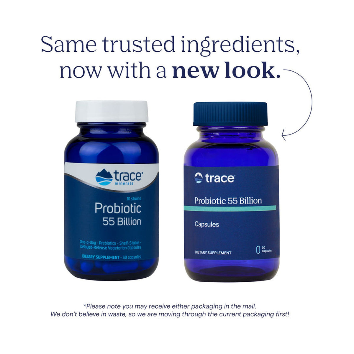 Trace Minerals Probiotic 55 Billion – 10 Stämme, 55 Mrd. KBE pro Kapsel – 30 Kapseln