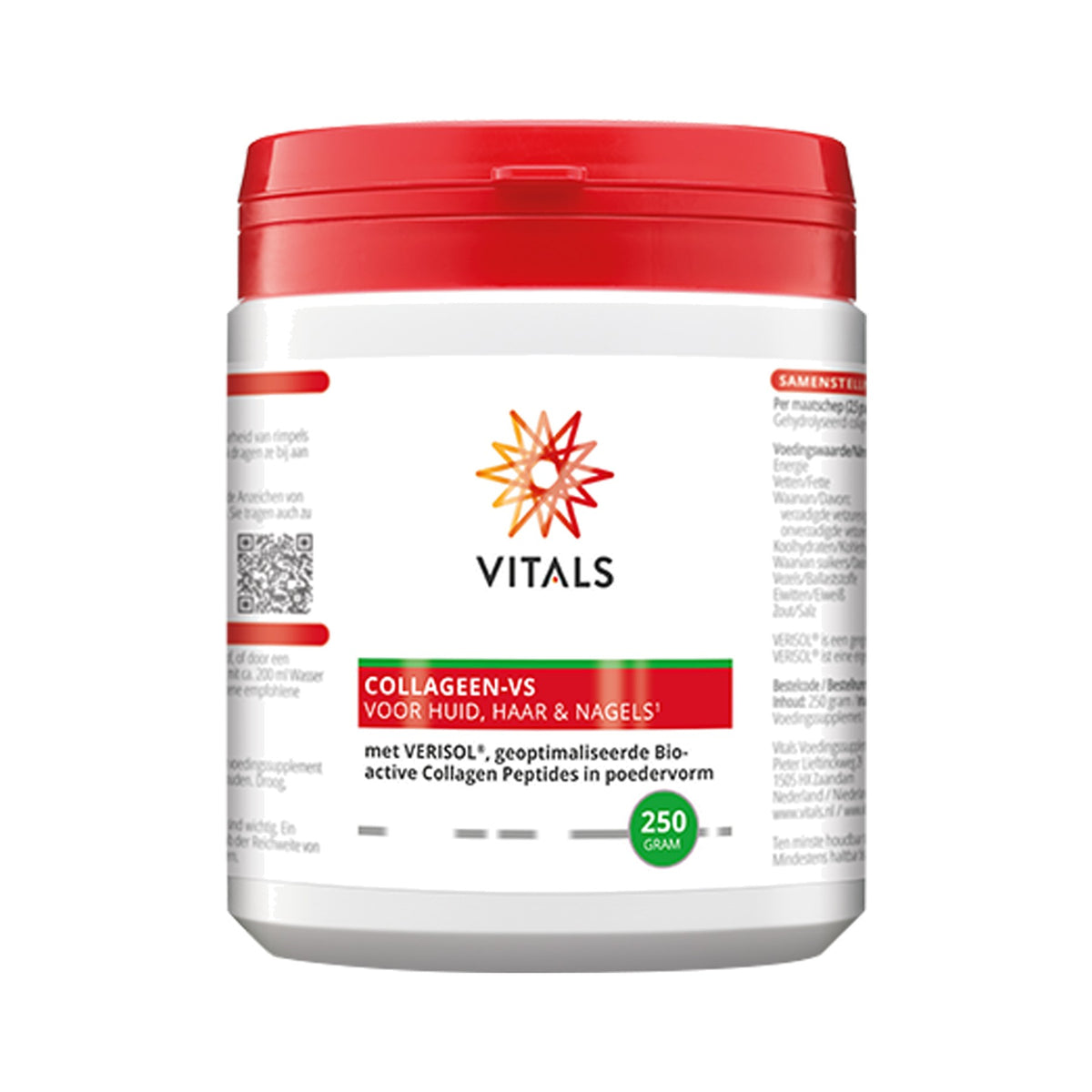 Vitals Collagen-VS 250g – VERISOL® Bioactive Collagen Peptides
