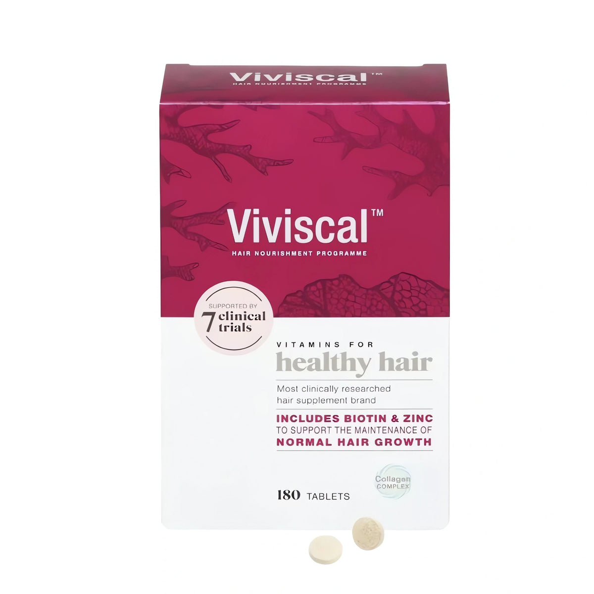 Viviscal Women's Hair Supplement – Premium Nahrungsergänzung mit Biotin, Zink, Vitamin C, Eisen und AminoMar® Marine Complex