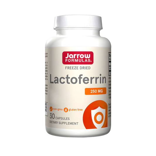 Jarrow Formulas Lactoferrin 250 mg Kapseln mit hochwertigem Rinderlactoferrin, Premium Nahrungsergänzungsmittel zur Unterstützung der natürlichen Abwehrkräfte, Immunsystem und täglichen Vitalitätsroutine