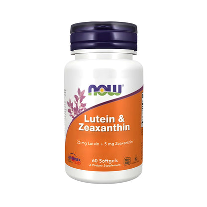 Lutein und Zeaxanthin NOW Foods Dose – Augen Nahrungsergänzung mit Tagetes-Extrakt, hochwertige Carotinoide, Lutein Kapseln und Zeaxanthin Supplement für die tägliche Ernährung