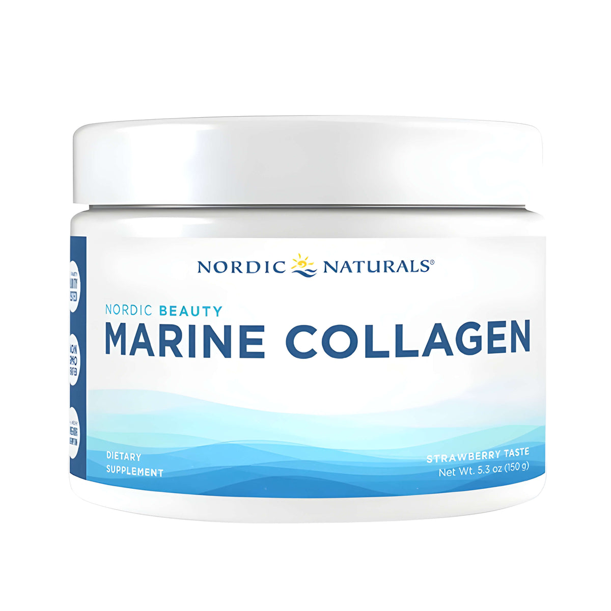 Nordic Naturals Marine Collagen mit 4200 mg hydrolysierten Fischkollagenpeptiden Typ I und natürlichem Vitamin C aus Acerola, hochwertiges Marine Kollagen Pulver für Haut, Haare, Nägel, Gelenke, Knochen, Bindegewebe und tägliche Kollagenversorgung.