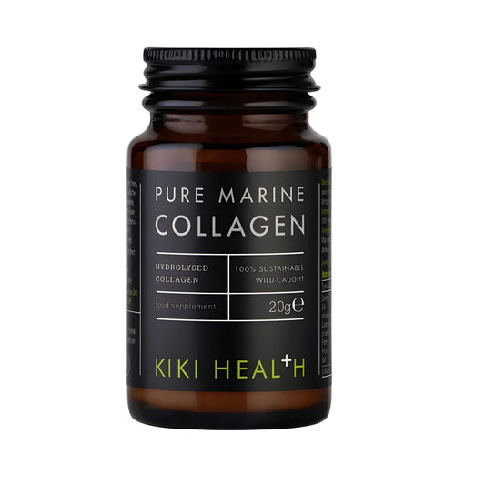 KIKI Health Collagen Pure Marine Powder mit 7500 mg hydrolysierten Kollagenpeptiden Typ I – leicht lösliches Fischkollagen Pulver für Beauty, Anti-Aging, Haut, Haare, Nägel, Gelenke, Knochen, Knorpel und tägliche Nahrungsergänzung.