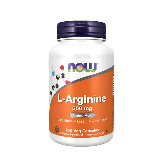 NOW Foods L-Arginin 500 mg Kapseln mit hochwertigem L-Arginin als Aminosäuren Supplement, Sportnahrung für Fitness, Training, Muskelunterstützung und einen aktiven Lebensstil