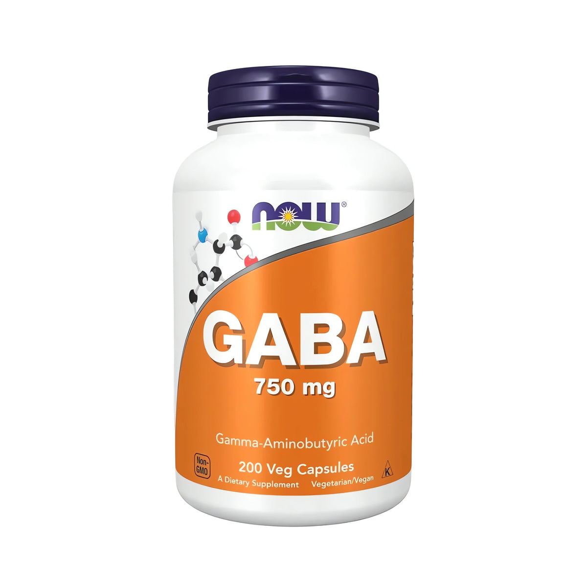 NOW Foods GABA 750 mg kaufen – hochdosierte Gamma-Aminobuttersäure (GABA) Kapseln, veganes Premium Nahrungsergänzungsmittel für die tägliche Versorgung, hochwertige GABA Formel für Erwachsene.