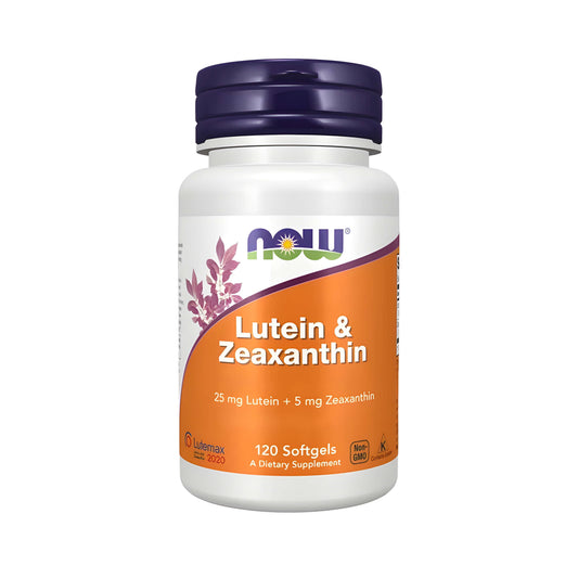 Lutein & Zeaxanthin von NOW Foods – hochwertige Carotinoide aus Tagetes, Lutein Zeaxanthin Supplement für Augen, Sehkraft, Augennahrung und tägliche Nahrungsergänzung