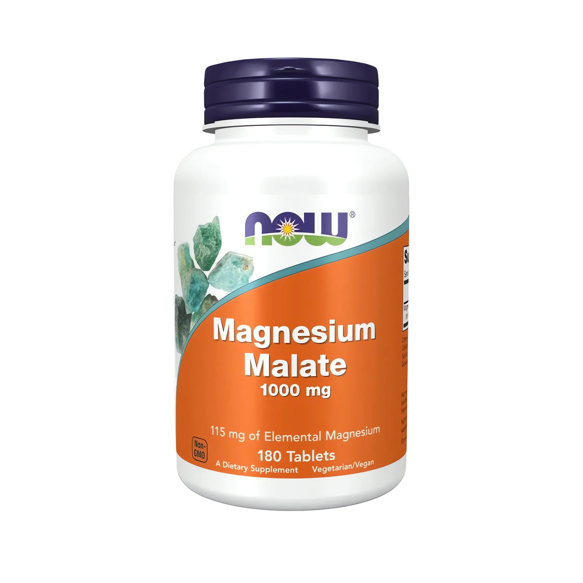 NOW Foods Magnesium Malate 1000 mg kaufen – vegane Magnesium Malat Tabletten mit 113 mg elementarem Magnesium pro Tablette, hochwertiges Magnesium Supplement für Muskeln, Nervensystem, Energiestoffwechsel und tägliche Mineralstoffversorgung.
