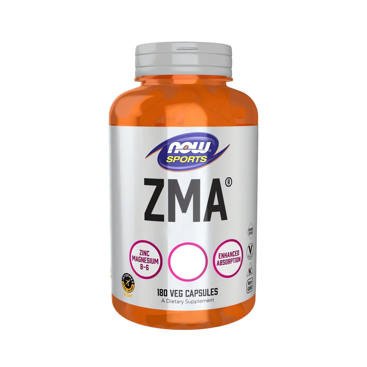 NOW Foods ZMA® Veg kaufen – vegane ZMA Kapseln mit Zink, Magnesium und Vitamin B6 für Sportler, Fitness, aktive Menschen, normale Muskelfunktion, Energiestoffwechsel und tägliche Nahrungsergänzung.
