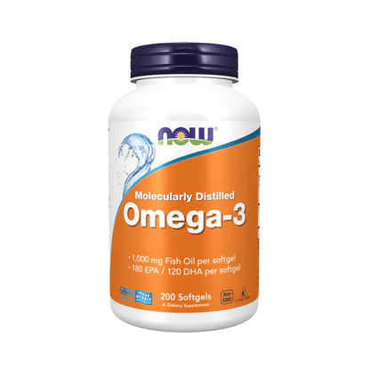 NOW Foods Omega-3 Softgel Kapseln Fischöl hochdosiert EPA DHA ohne Fischgeschmack neutral easy to swallow Nahrungsergänzung online kaufen