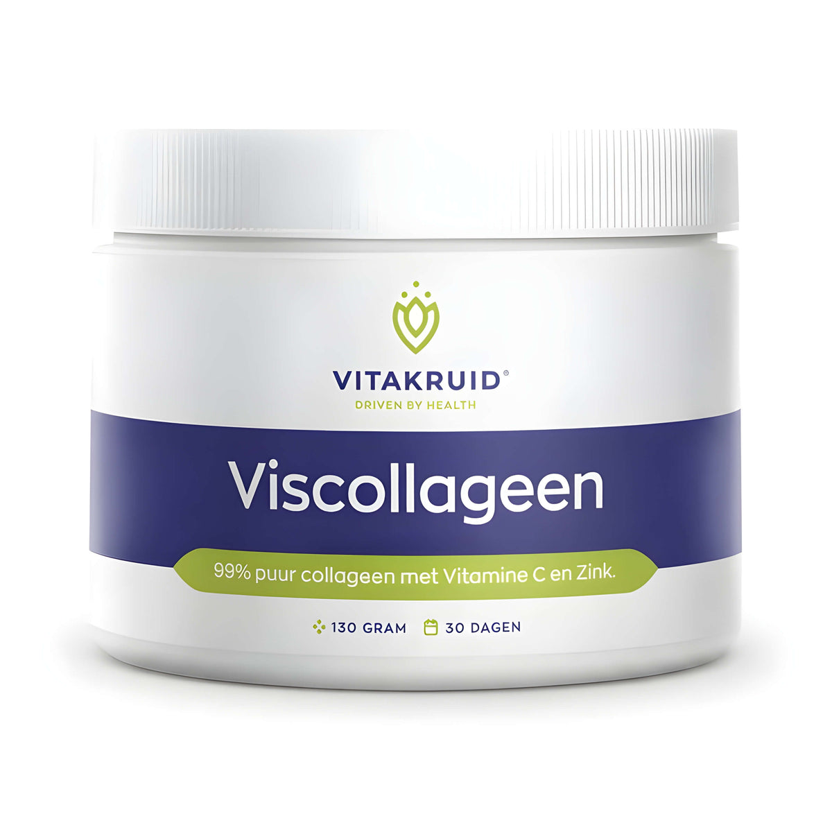 Vitakruid Pure Fish Collagen Powder mit hydrolysiertem Fischkollagen Typ I aus nachhaltig gefangenem norwegischem Kabeljau, Vitamin C und Zink – hochwertiges Kollagen Pulver für Haut, Haare, Nägel, Gelenke, Knochen, Knorpel, Bindegewebe und tägliche Kollagenversorgung.