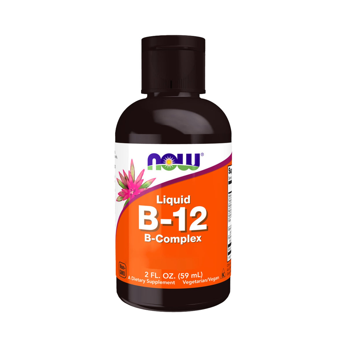 NOW Foods Vitamin B-12 Complex Liquid – 1000 µg B12 mit B-Vitaminen & Vitamin C, 59 ml / 237 ml