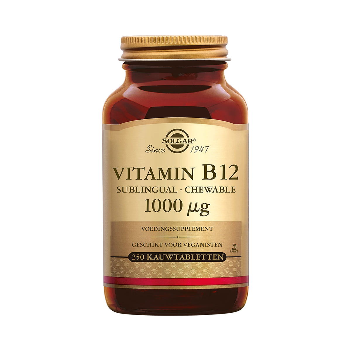 Solgar Vitamin B-12 1000 µg – Kautabletten mit Kirschgeschmack, 100 oder 250 Tabletten