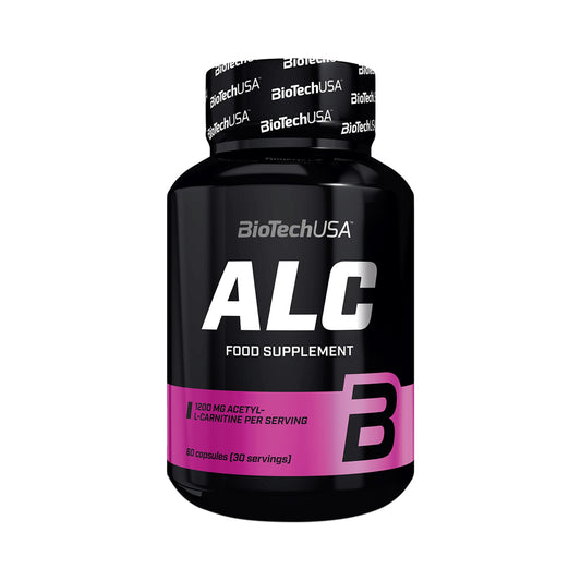 BioTechUSA ALC Acetyl-L-Carnitine 60 Kapseln – Acetyl-L-Carnitin Kapseln als Nahrungsergänzung