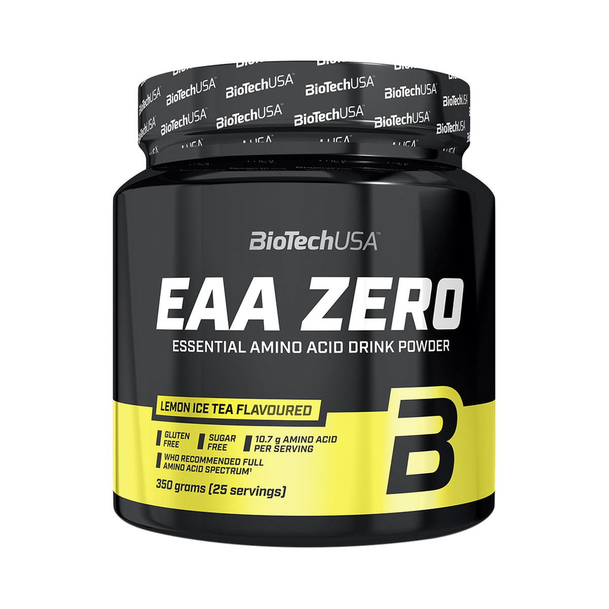 BioTechUSA EAA Zero 350 g Lemon Ice Tea – EAA Aminosäuren Pulver mit Grüntee-Extrakt und L-Glutamin