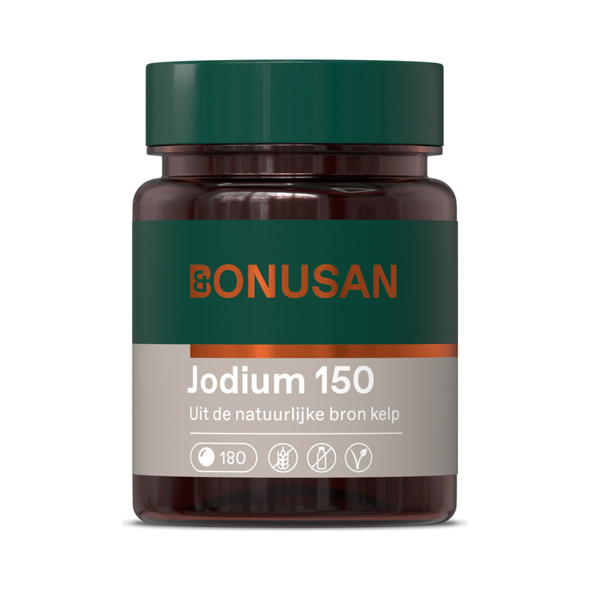 Bonusan Jod 150 µg – Jod aus Kelp (Laminaria digitata) – 180 Tabletten