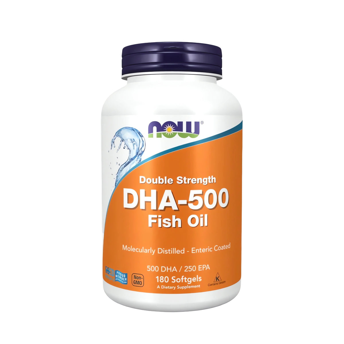 DHA-500 Omega-3 Softgels hochwertige Fischöl Kapseln mit EPA DHA Double Strength Omega-3 Supplement Softgel Capsules