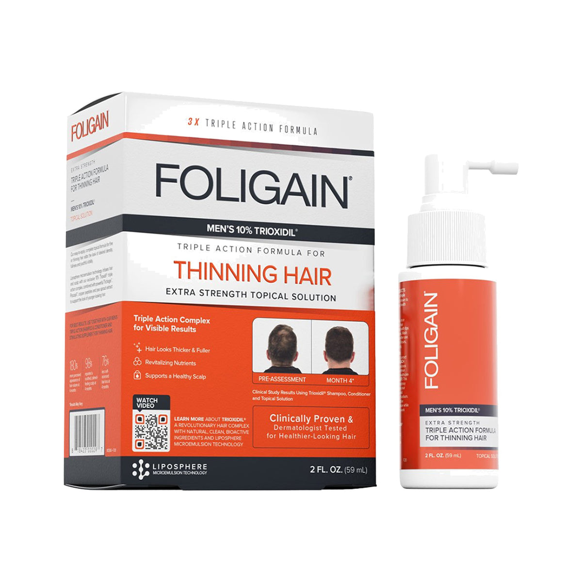 Foligain Lotion gegen Haarausfall für Männer 59ml – ohne Minoxidil