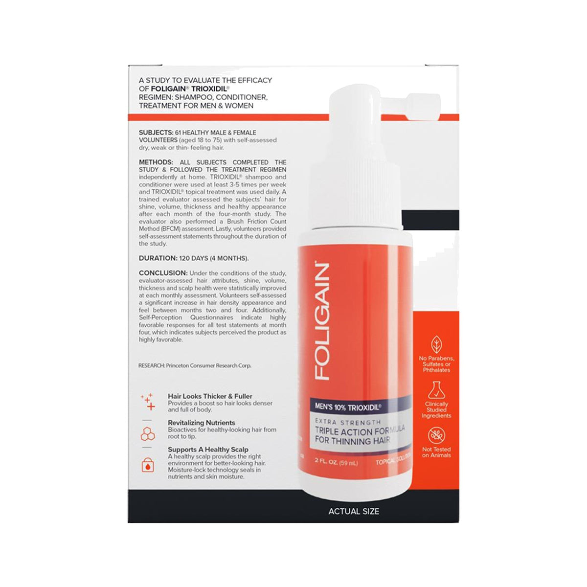 Foligain Lotion gegen Haarausfall für Männer 59ml – ohne Minoxidil