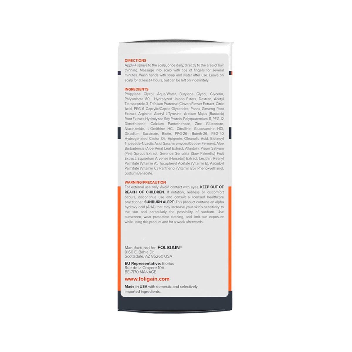 Foligain Lotion gegen Haarausfall für Männer 59ml – ohne Minoxidil