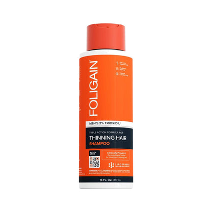Foligain Triple Action Shampoo für Männer – Anti-Haarausfall Shampoo mit DHT-Blocker-Unterstützung
