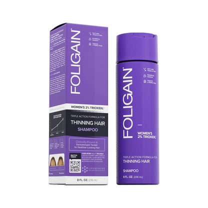 Foligain Anti-Haarausfall Shampoo für Frauen mit 2% Trioxidil-Komplex