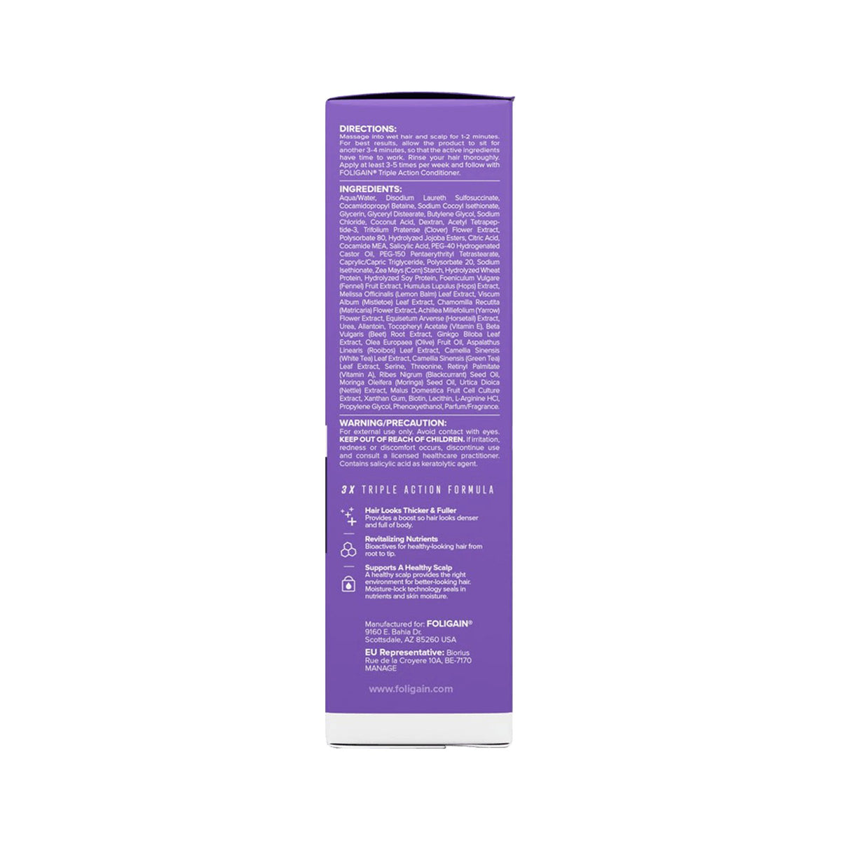 Foligain Anti-Haarausfall Shampoo für Frauen mit 2% Trioxidil-Komplex