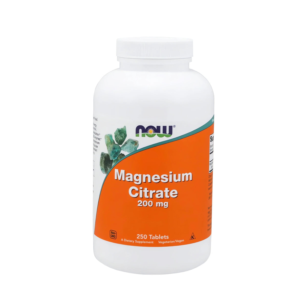 Magnesium Citrate 200 mg Tabletten als hochwertiges Magnesium Supplement für Muskelfunktion, Nervensystem, Energiestoffwechsel und Elektrolyte