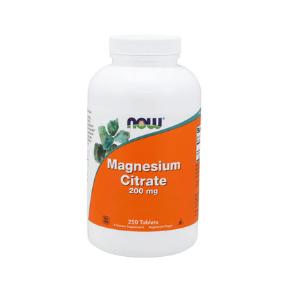 Magnesium Citrate 200 mg Tabletten als hochwertiges Magnesium Supplement für Muskelfunktion, Nervensystem, Energiestoffwechsel und Elektrolyte