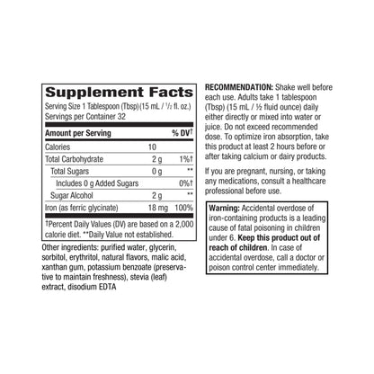 Nature's Way Liquid Iron – 480 ml