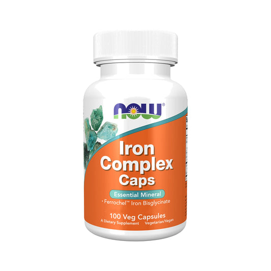 NOW Foods Iron Complex Kapseln – 100 Kapseln