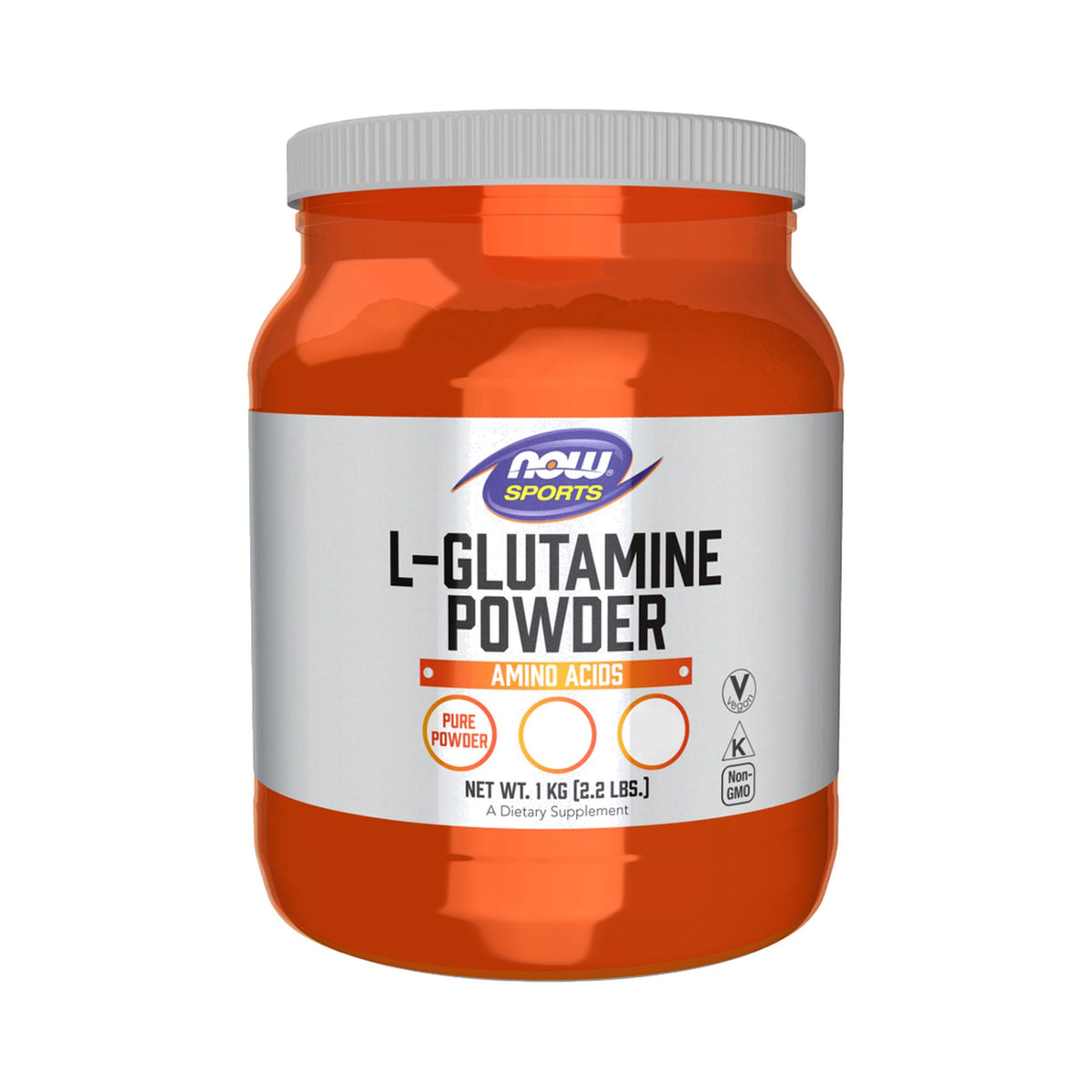 NOW Foods L-Glutamine Pure Powder 1000 g – L-Glutamin Pulver als Nahrungsergänzung