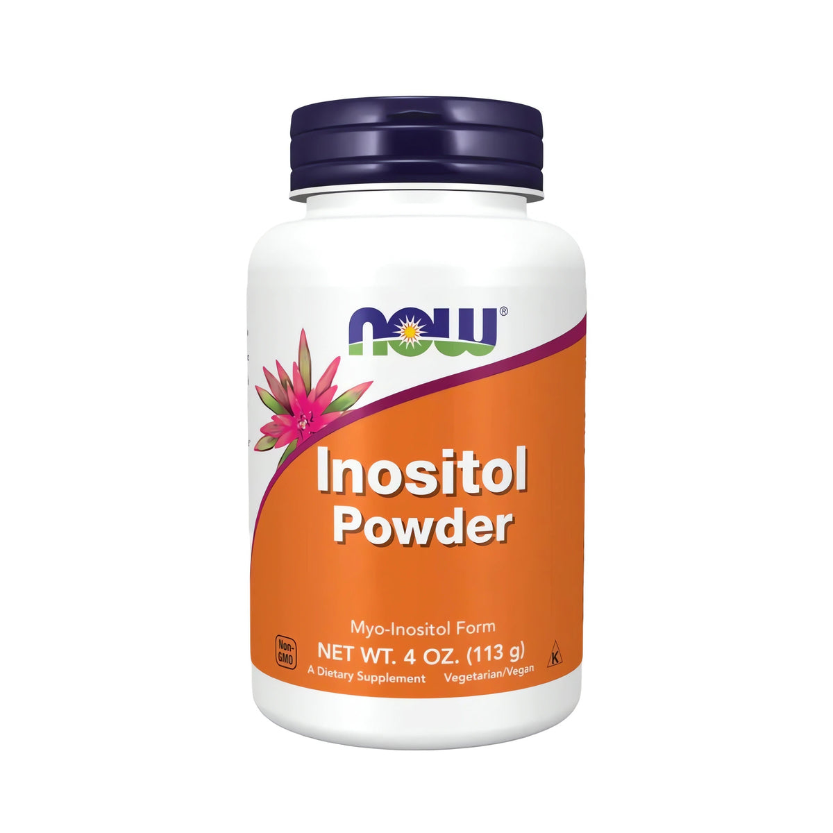 NOW Foods Myo-Inositol Pulver – hochwertiges Inositol Pulver, vegan, Non-GMO, halal, koscher, leicht löslich und ideal für die tägliche Nahrungsergänzung.