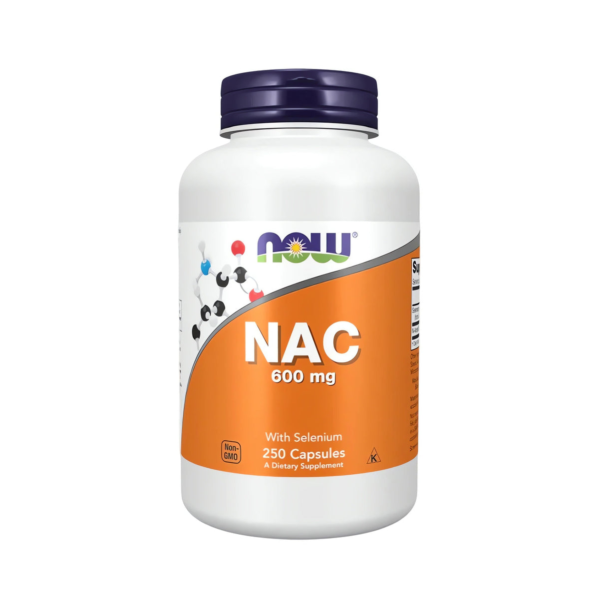 NOW Foods NAC 600 mg mit Selen 25 µg vegane Kapseln Premium N-Acetylcystein Nahrungsergänzungsmittel für antioxidativen Schutz und tägliche Wellness Routine