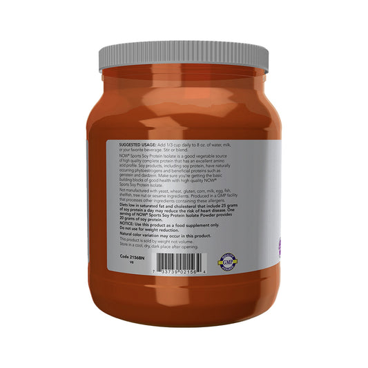 NOW Foods Soy Protein Isolate Pulver