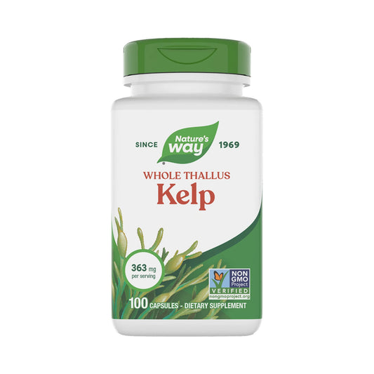 Nature's Way Kelp – Jod aus Kelp, 290 µg – 100 oder 180 Kapseln