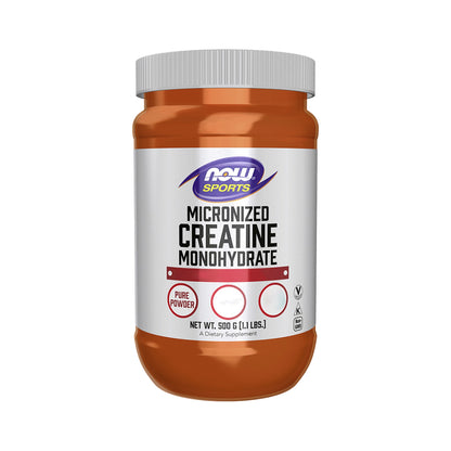 Creatine Monohydrate Micronized Powder NOW Foods kaufen – Reines mikronisiertes Kreatin Monohydrat Pulver für Sport & Fitness