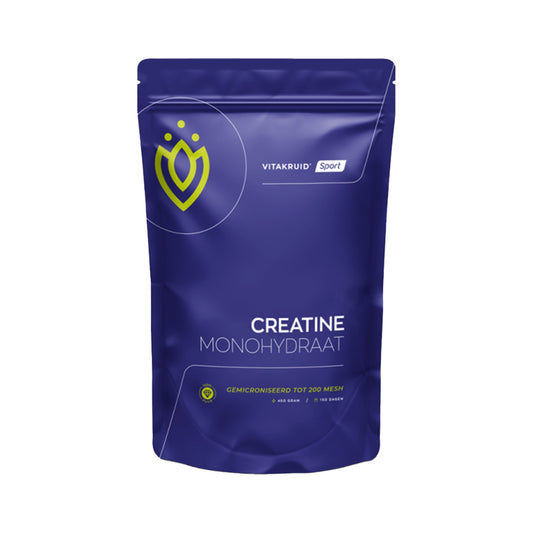 Creatine Monohydrate Vitakruid kaufen – Reines Kreatin Monohydrat Pulver ohne Zusatzstoffe für Sport, Fitness & Krafttraining
