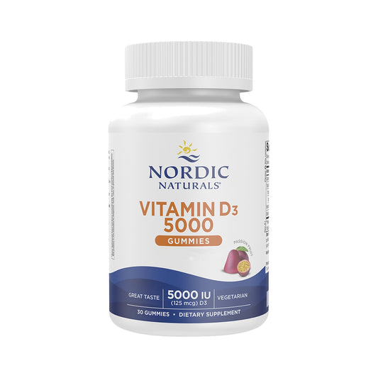 Nordic Naturals Vitamin D3 5000 Gummies – 30 Stück, Passion Fruit