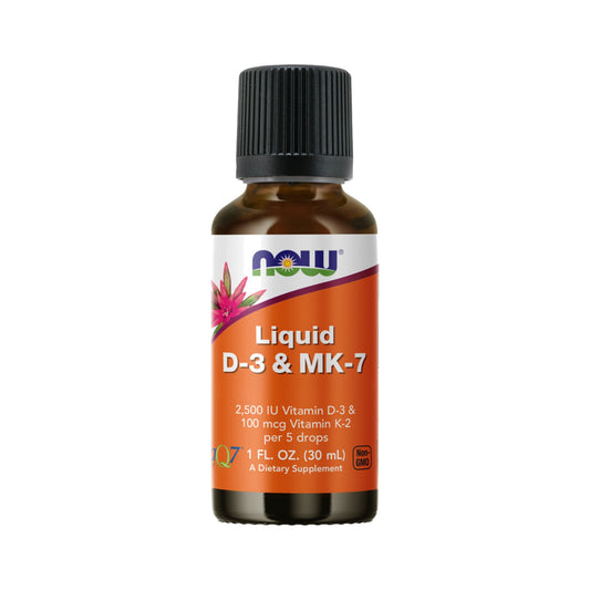Vitamin D3 & K2 MK-7 Tropfen von NOW Foods (Liquid, Minze)