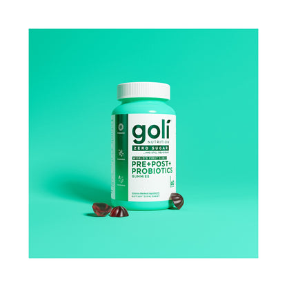 Goli Nutrition Zero Sugar Pre+Post+Pro Gummies – Bacillus subtilis DE111®, 1 Mrd. Zellen – 60 Gummies