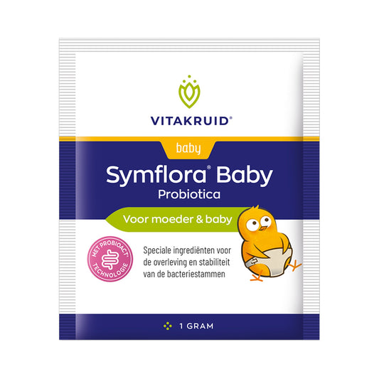 Vitakruid Symflora® Baby – 4 Bifidobakterien-Arten, 1 Mrd. KBE pro Beutel – Pulver für Mutter & Baby – 30 g