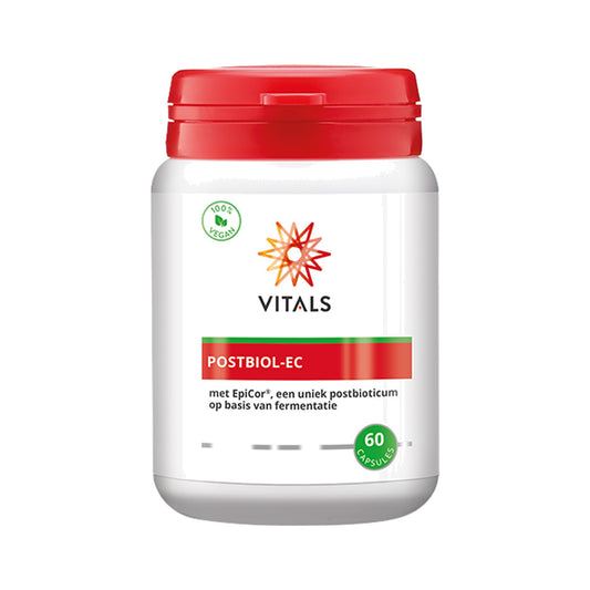 Vitals Postbiol-EC – 60 Kapseln mit EpiCor® Hefefermentat 500 mg, vegan, ohne lebende Bakterien