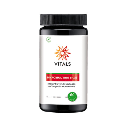 Vitals Microbiol Trio Basic – 60 Kapseln mit LGG®, LA-5® & BB-12®, 3 Mrd. KBE, vegan