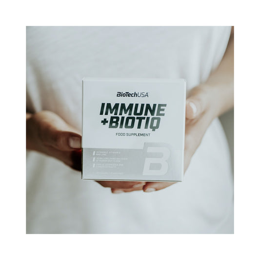 BioTechUSA Biotiq C – Probiotikum mit 4 Bakterienstämmen (10 Mrd. KBE) und 40 mg Vitamin C, 36 Kapseln mit Gelatinekapsel